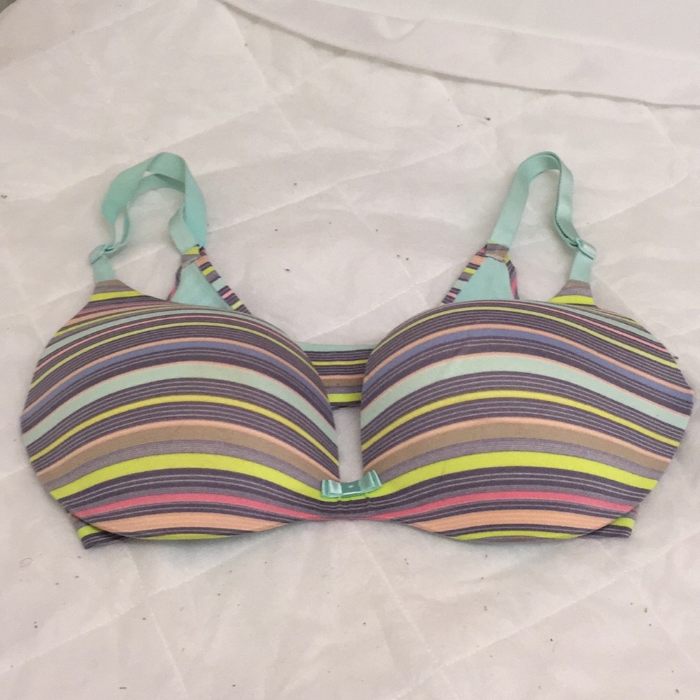 Victoria’s Secret plunge multicolor Bra 34D